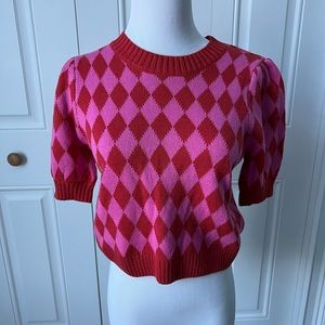 Forever 21 pink & red sweater